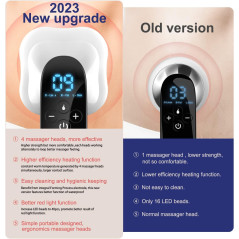 Massageur Anti-Cellulite 4 Têtes Pro Max, Sans Fil