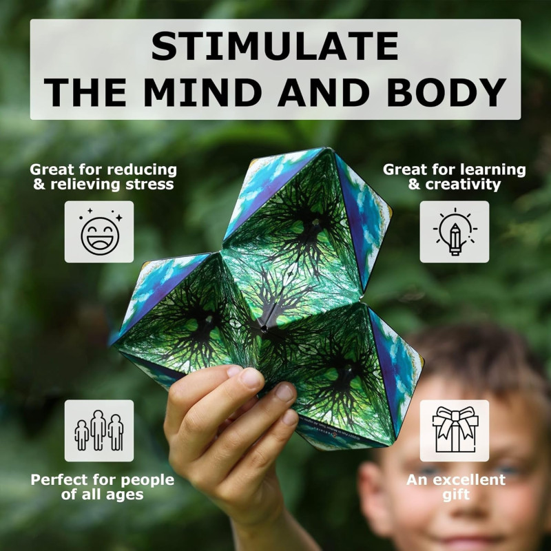 SHASHIBO Cube Magnétique : 70+ Formes et App Mobile Fun