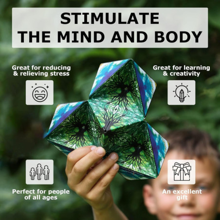 SHASHIBO Cube Magnétique : 70+ Formes et App Mobile Fun