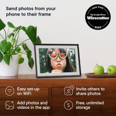 Aura 10.1 HD Digital Picture Frame - Best Gift, Easy Setup via WiFi