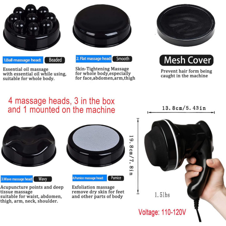 Cellulite Massager & Body Sculpting Machine - 6-Speed Handheld Device for Women