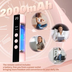 LED Face Mask Light Therapy — 4 modes, 400 LEDs, 2000mAh rechargeable for powerful anti-aging skincare!