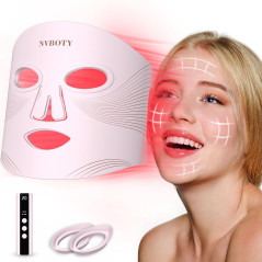 LED Face Mask Light Therapy — 4 modes, 400 LEDs, 2000mAh rechargeable for powerful anti-aging skincare!
