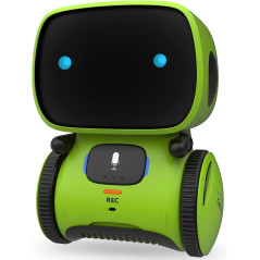 GILOBABY Smart Talking Robot — Voice control, dancing, singing & recording, perfect gift for kids 3+ in green!