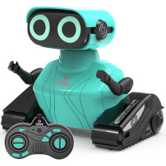 Robot Télécommandé GILOBABY: Danse, Musique & LED - Le Cadeau Idéal 3+ Ans (Bleu)