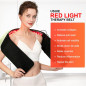 Ceinture de Thérapie par Lumière Rouge Infrarouge: Soulagement Douleur Dos, Épaules & Taille. Minuteur Intégré!