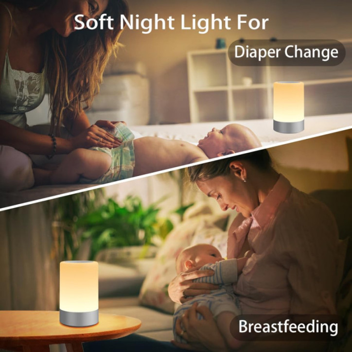 Veilleuse Bébé LED G Keni : Douce, Rechargeable & Tactile - Lumière Apaisante pour Nuits Paisibles Veilleuse Bébé LED G Keni : Douce, Rechargeable & Tactile - Lumière Apaisante pour Nuits Paisibles