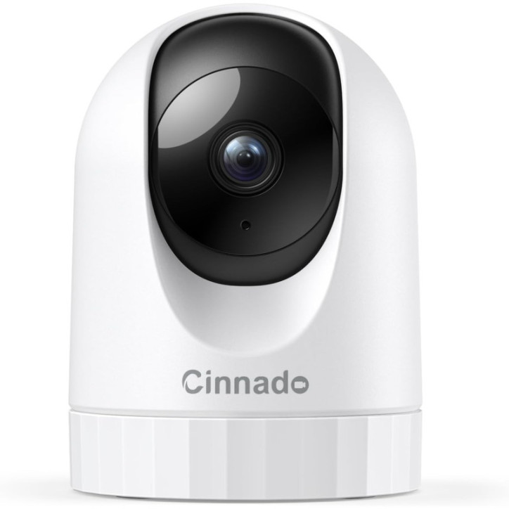 Cinnado 2K Indoor Security Camera: 360° View, 2-Way Audio, & Alexa Ready! Cinnado 2K Indoor Security Camera: 360° View, 2-Way Audio, & Alexa Ready!