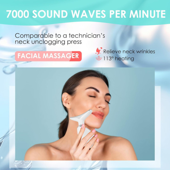 Baguette de Massage Facial Lumière Rouge 7 Couleurs: Rajeunissement et Lifting du Visage & Cou Baguette de Massage Facial Lumière Rouge 7 Couleurs: Rajeunissement et Lifting du Visage & Cou