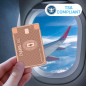 AquaVault ChargeCard: Batterie Externe Slim 2300mAh Rose Gold - Charge Rapide USB-C, iPhone & Android AquaVault ChargeCard: Batterie Externe Slim 2300mAh Rose Gold - Charge Rapide USB-C, iPhone & Android