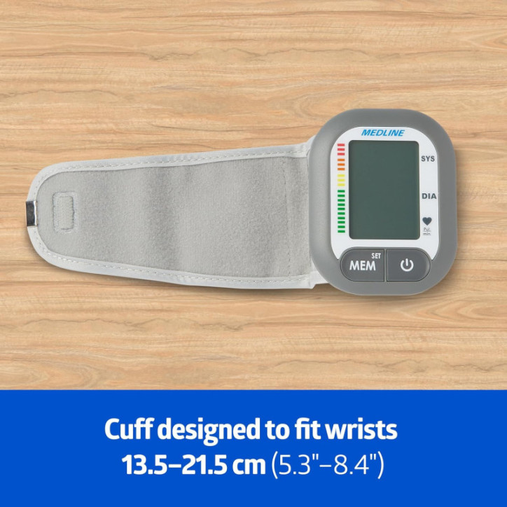 Medline Wrist Blood Pressure Monitor: Accurate, Easy & Portable - Includes Batteries! Medline Wrist Blood Pressure Monitor: Accurate, Easy & Portable - Includes Batteries!