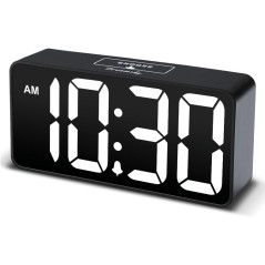 Réveil Digital DreamSky Chambre, Grand Écran, USB, Réglable