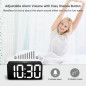 DreamSky: Réveil Numérique Compact avec Gros Chiffres LED & Port USB DreamSky: Réveil Numérique Compact avec Gros Chiffres LED & Port USB