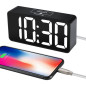 DreamSky Small Digital Alarm Clock: Large Display, USB Charging, Adjustable Volume - Perfect for Bedroom! DreamSky Small Digital Alarm Clock: Large Display, USB Charging, Adjustable Volume - Perfect for Bedroom!