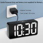 DreamSky: Réveil Numérique Compact avec Gros Chiffres LED & Port USB DreamSky: Réveil Numérique Compact avec Gros Chiffres LED & Port USB