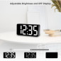 DreamSky Small Digital Alarm Clock: Large Display, USB Charging, Adjustable Volume - Perfect for Bedroom! DreamSky Small Digital Alarm Clock: Large Display, USB Charging, Adjustable Volume - Perfect for Bedroom!