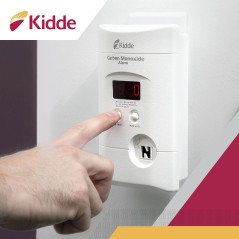 Kidde : Détecteur de Monoxyde de Carbone avec Écran LED et Batterie de Secours – Sécurité Maximale