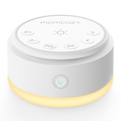 Momcozy Baby Sound Machine: Sleep Soundly with 20 Sounds & Warm Night Light