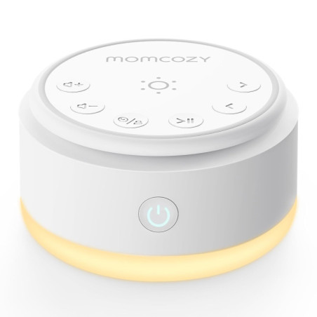 Momcozy Machine à Sons Bébé: 20 Sons, Veilleuse Tactile, Minuterie - Sommeil Paisible Garanti!