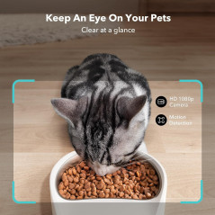 Distributeur automatique PETLIBRO avec caméra HD 1080P et alertes