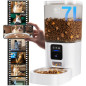 Frienhund 2K 5G WiFi Pet Feeder: Auto Dispenser with Camera & Night Vision, 7L Capacity