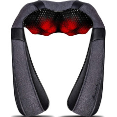 Mirakel Shiatsu Massageur Dos & Cou Chauffant - Soulagement Profond
