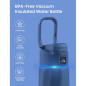 Bouteille deau intelligente BOOST 24oz: Hydratation suivie avec appli, acier inoxydable, bleu Bouteille deau intelligente BOOST 24oz: Hydratation suivie avec appli, acier inoxydable, bleu