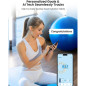 Bouteille deau intelligente BOOST 24oz: Hydratation suivie avec appli, acier inoxydable, bleu Bouteille deau intelligente BOOST 24oz: Hydratation suivie avec appli, acier inoxydable, bleu