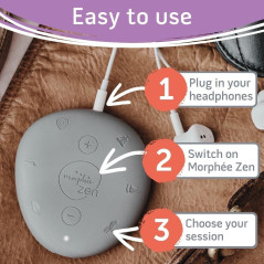 Morphée Zen: Portable Guided Meditation Device for Deep Relaxation & Stress Relief