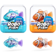 Robo Alive Poisson Robotique 2-Pack Teal/Orange ZURU