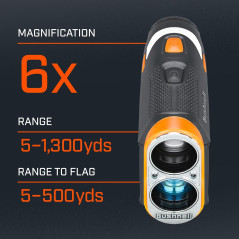 Bushnell Golf Tour V6 Shift : Télémètre Laser 1300 Yards & Pente