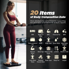Balance Digitale RunSTAR 8 Électrodes - Poids & Taux de Graisse