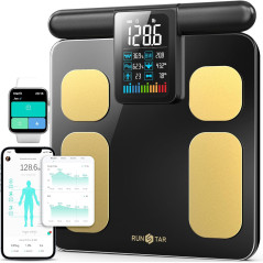 Balance Digitale RunSTAR 8 Électrodes - Poids & Taux de Graisse