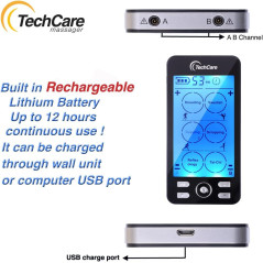 Tens Unit Plus 24 Rechargeable Pulse Massager – Multi Mode with Accessories