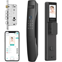 3D Face & Palm Vein Recognition Smart Door Lock with Camera & WiFi