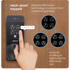 Lockly Zeno: Serrure Connectée Biométrique avec Reconnaissance Faciale & Apple Home Key