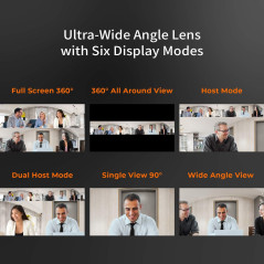 Webcam j5create 360° Full HD 1080P avec Micro USB-C