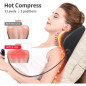Boriwat Coussin de Massage 3D Chauffant : Soulagement Douleurs Cou & Dos, Idéal Cadeau Bien-Être Boriwat Coussin de Massage 3D Chauffant : Soulagement Douleurs Cou & Dos, Idéal Cadeau Bien-Être