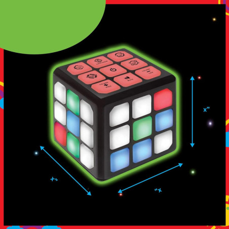 Winning Fingers Flashing Cube: 4-in-1 Brain Game for Kids - STEM Toy for Ages 6-12