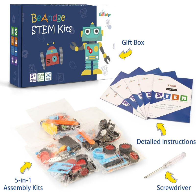 Kits STEM Enfants 6-14 ans | Cadeaux Robots & Sciences