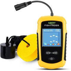 Détecteur de Poissons Portable LUCKY Kayak LCD Sonar FFC1108