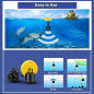 LUCKY Portable Fish Finder: Handheld Sonar for Kayak & Boat Fishing - Find Fish & Depth Easily! LUCKY Portable Fish Finder: Handheld Sonar for Kayak & Boat Fishing - Find Fish & Depth Easily!
