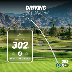 Blue Tees Golf GPS Speaker - Touch Screen, 10+ Hr, 40,000+ Courses, IPX7