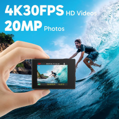 Caméra AKASO EK7000 4K Ultra HD Étanche 131FT avec WiFi