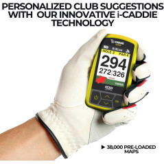 Izzo Swami 6000 Golf GPS - Water-Resistant, Color Display & Scorekeeper