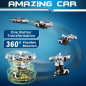 Voiture Robot Télécommandée 2-en-1 FDJ : Transformation Facile, Lumières LED & Rotation 360° - Cadeau Enfant Parfait!