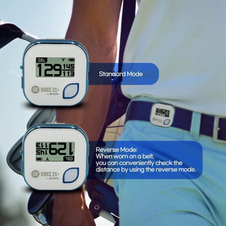 GOLFBUDDY Voice 2S+ GPS Rangefinder with 18H Battery & 40K Courses