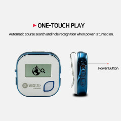 GolfBuddy Voice 2S+ GPS Golf Parlé – 40,000 Parcours, 18h Batterie