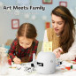 RIVGOT Drawing Robot for Kids: Voice-Interactive Art Toy with 150 Cards! RIVGOT Drawing Robot for Kids: Voice-Interactive Art Toy with 150 Cards!