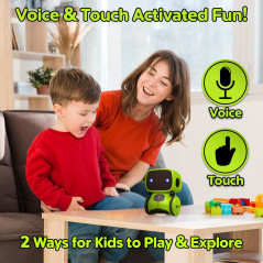 Contixo R1 Robot éducatif vert pour enfants 3-8 ans